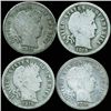 Image 1 : 1915S Barber 10c Circulated 4pcs (COI-12506)