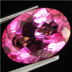 6.77ct Mystic Pink Topaz Oval Brazil (GEM-48487)