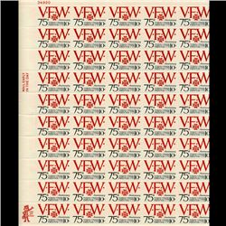1974 US VFW 10c Mint Sheet (STM-1791)