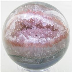 2070ct Crystal Agate Amethyst Sphere (MIN-000095)