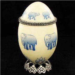 Faberge Style Goose Egg Photo Frame (DEC-587)