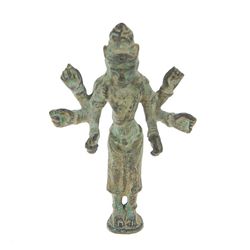 Antique Bronze 6 Arm Standing Tibet Buddha  (ANT-238)