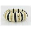 Water Buffalo Horn & Bone Stretch Bracelet (JEW-1915)