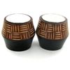 Mango Wood Candle Holder Pair (DEC-754)