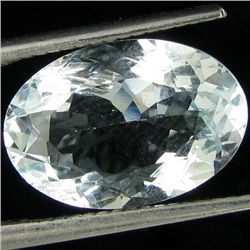 3.89ct Sea Green Aquamarine (GEM-49043)