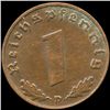 Image 2 : 1939D Germany 1pf MS65+ (COI-9939)
