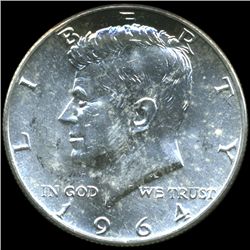 1964D JFK Half MS63/64 Overweight ERROR (COI-10630)