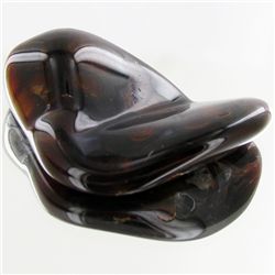 63ct Hot Fire Agate Freeform Cabochon (GEM-45355)