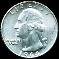 1964D Washington 25c MS65 (COI-12453)