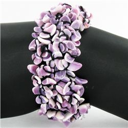 Stretch Shell/MOP Bracelet (JEW-4350)