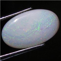 5.3ct Top Fire Australian Solid Opal Cab (GEM-46650)