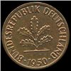 Image 1 : 1950J Germany 1pf AU+ ERROR (COI-9963)