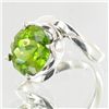 Image 2 : 28.25twc Natural Peridot Sterling Ring (JEW-4146)