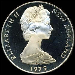 1975 New Zealand $1 Proof 68 Scarce (COI-10247)