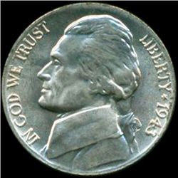 1943P/P Jefferson 5c MS66/67 Double Die Error (COI-12691)