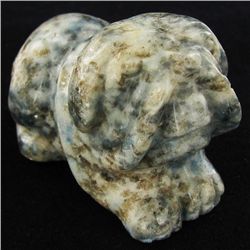 78gm Carved Lapis Dog (MIN-001875)