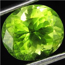 3.4ct Fire Green Peridot Oval (GEM-44047)