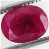 Image 1 : 2.6ct Burma Ruby Oval Heated Only (GEM-48415)