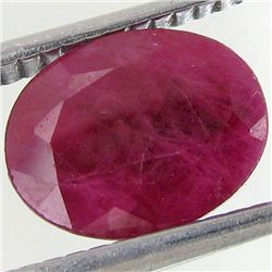 3.14ct Burma Ruby Oval Heated Only (GEM-48421)