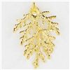Gold Filled Cypress Needle Pendant (JEW-3878)
