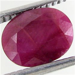 3.12ct Burma Ruby Oval Heated Only (GEM-48420)