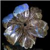 71.60ct Australian Boulder Opal Handcarved Plumeria (GEM-31841)