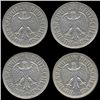 1967D/J Germany 1 Mark Hi Grade Scarce 4 Pcs (COI-8171)