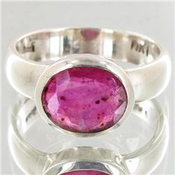 32.4twc Ruby Sterling Ring (JEW-4117A)