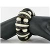 Image 2 : Water Buffalo Horn & Bone Stretch Bracelet (JEW-1916)
