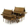Image 2 : Thai Teak House Model Kit (CLB-1103)