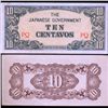 Image 1 : 1942 WW2 Japan Occ. Philippines 10c Better Grade Note (CUR-07143)