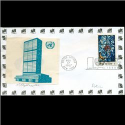1967 UN First Day Postal Cover (STM-2616)