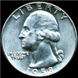 1958D Washington 25c MS65 (COI-12158)