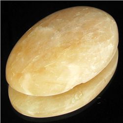 75.2ct Golden Stilbite Cabochon (GEM-45542)