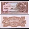 Image 1 : 1942 WW2 Japan Occ. Malaysia 50c High Grade Note (CUR-07146)