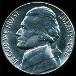 1956 Jefferson 5c MS66 95% Full Steps (COI-12654)