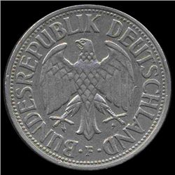 1958F Germany 1 Mark Hi Grade Scarce (COI-8145)