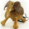 Image 2 : Coconut Shell Teak Elephant Lamp (DEC-684)