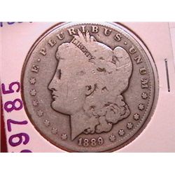 1889-S SILVER MORGAN DOLLAR