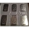 Image 1 : 6 ONE OZ .999 PURE SILVER JOHNSON MATTHEY BARS