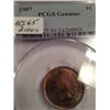 Image 1 : 1907 INDIAN HEAD PENNY, MS-65 PCGS GRADED GENUINE