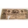 Image 1 : RARE 1839 CUT-CANCELLED UNCIRCULATED  $100 REPUBLIC OF TEXAS NOTE