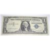 Image 1 : 1957 SERIES A $1 SILVER CERTIFICATE BILL SERIAL # E39514230A *PLEASE LOOK AT PIC TO DETERMINE GRADE*