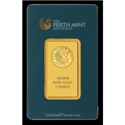 1 oz. Gold Pamp / Perth / Credit  Suisse Ingot