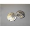 Image 1 : (2) Silver Eagles Random years