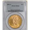 Image 1 : 1892-S $20 Liberty MS62 PCGS