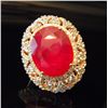 Image 1 : $21,048 GG GIA Ruby & Sapphire Ring