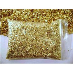 100 grams of Gold Leaf Flakes Scrap- NON BULLION