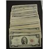 Image 1 : Lot of 100 $ 2 Red Seal US Notes -