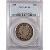 Image 1 : 1915 BARBER HALF DOLLAR PCGS VG 8